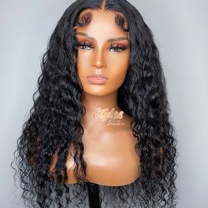 Lace frontal human hair wig
